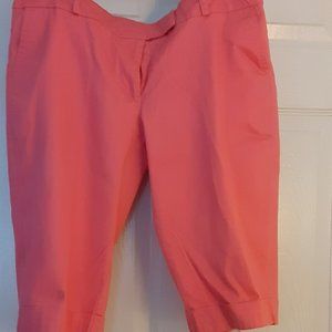 Pink  cuffed shorts